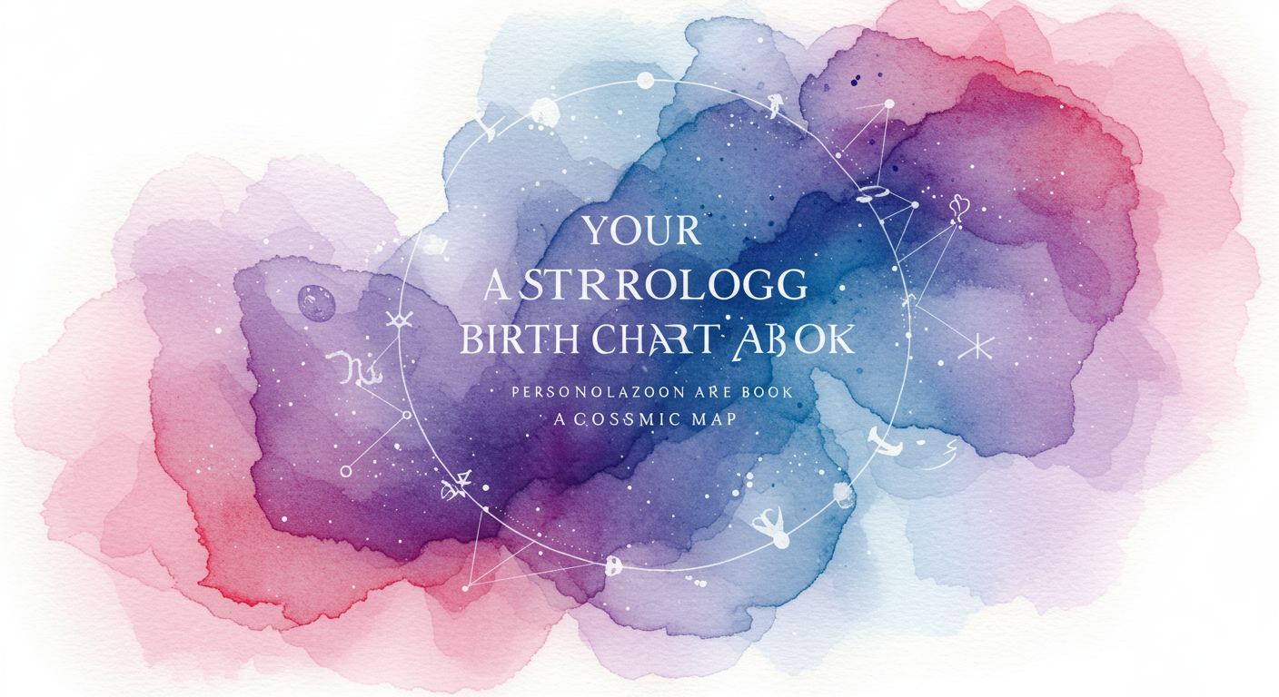 Your Astrology Birth Chart Book: A Cosmic Map