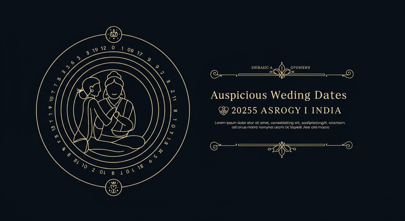 Auspicious Wedding Dates 2025 Astrology India