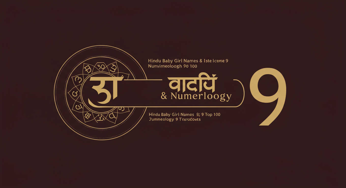 Hindu Girl Names & Numerology 9 Power